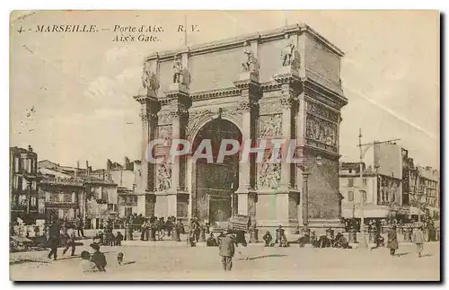 Cartes postales Marseille Porte d'Aix