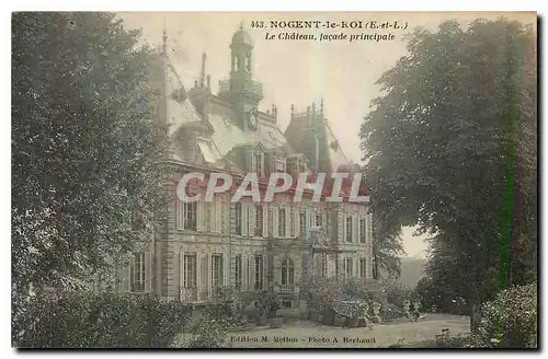 Cartes postales Nogent le Roi E et L Le Chateau facade principale