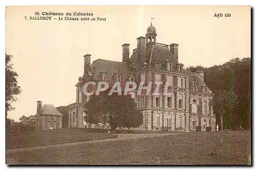 Cartes postales Chateaux de Calvados Balleroy Le Chateau cote du Parc