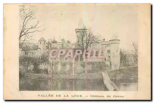 Cartes postales Vallee de la Loue Chateau de Cleron