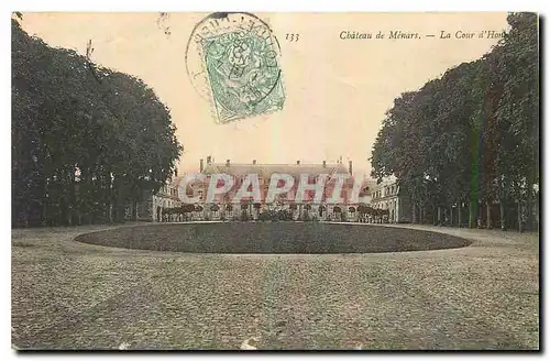 Cartes postales Chateau de Menars La Cour d'Honneur