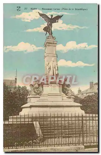 Ansichtskarte AK Dijon Monument Carnot Place de la Republique