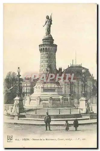 Cartes postales Dijon Statue de la Resistance