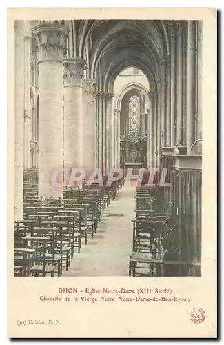 Cartes postales Dijon Eglise Notre Dame Chapelle de la Vierge Noire Notre Dame de Bon Espoir