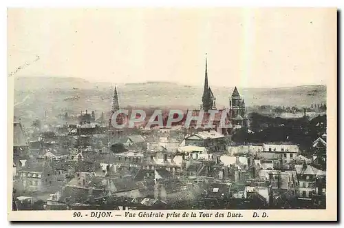 Cartes postales Dijon Vue generale prise de la Tour des Ducs