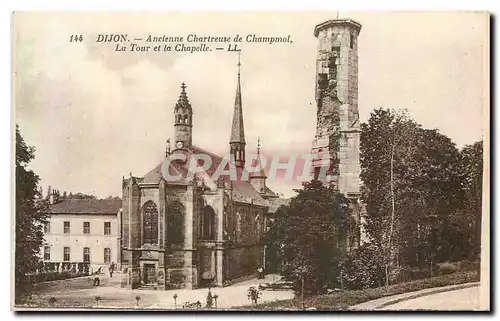 Ansichtskarte AK Dijon Ancienne Chartreuse de Champmol La Tour et la Chapelle