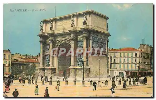 Cartes postales Marseille Porte d'Aix