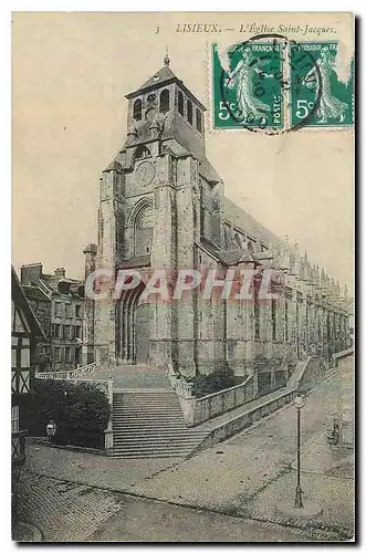 Ansichtskarte AK Lisieux L'Eglise Saint Jacques