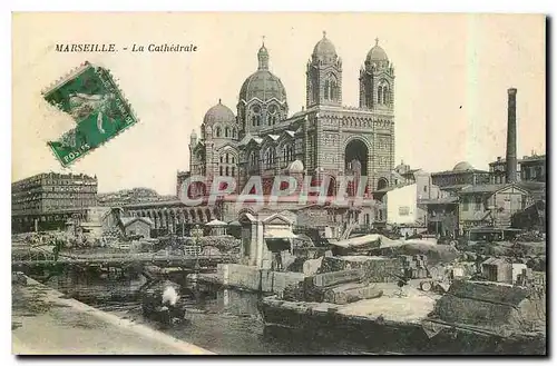 Cartes postales Marseille La Cathedrale