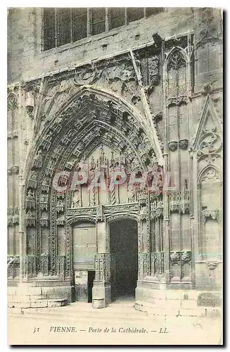 Cartes postales Vienne Porte de la Cathedrale