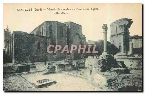 Cartes postales Gilles Gard Musee des restes de l'ancienne Eglise