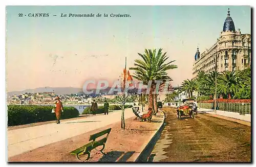 Cartes postales Cannes La Promenade de la Croisette