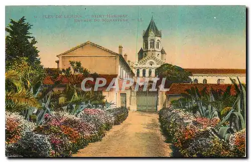 Ansichtskarte AK Iles de Lerins Saint Honorate Entree du Monastere