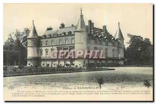 Cartes postales Chateau de Rambouillet