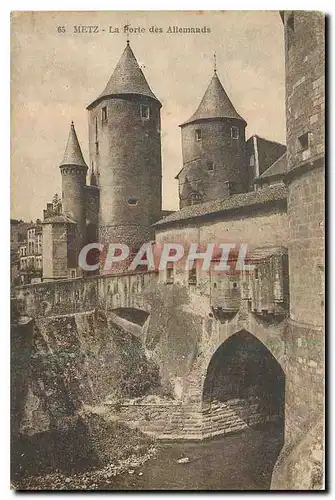 Cartes postales Metz La Porte des Allemands