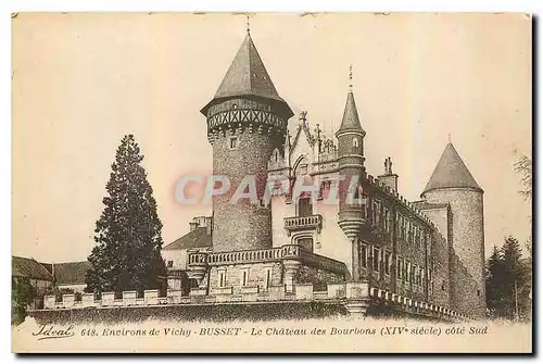 Ansichtskarte AK Environs de Vichy Busset Le Chateau des Bourbons cote Sud