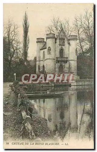 Ansichtskarte AK Chateau de la Reine Blanche Peche Pecheur