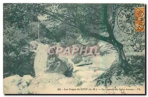 Cartes postales Les Gorges du Loup A M La Cascade de Saint Arnoux