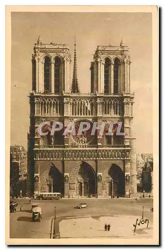 Ansichtskarte AK Paris en flanant Notre Dame facade