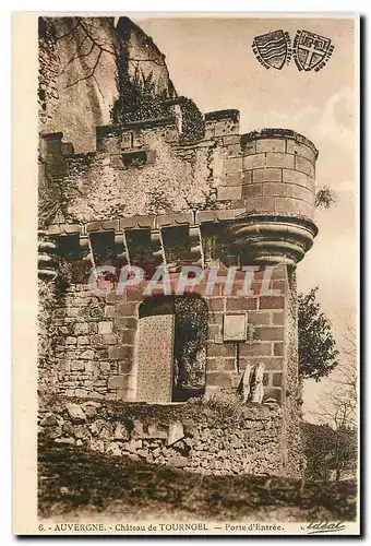 Cartes postales Auvergne Chateau de Tournoel Porte d'entree