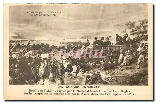 Cartes postales Tableau par I A A Pils Musee de Versailles Guerre de Crimere