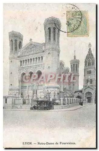 Cartes postales Lyon Notre Dame de Fourvieres