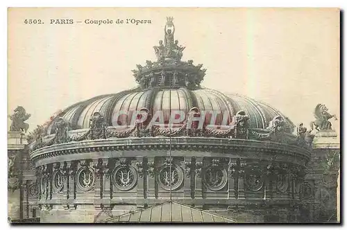 Cartes postales Paris Coupole de l'Opera