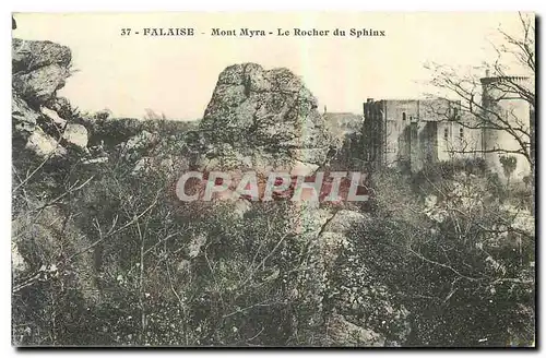 Ansichtskarte AK Falaise Mont Myra Le Rocher du Sphinx