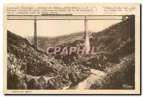 Cartes postales L'Auvergne Pittoresque Environs de Chateauneuf les Bains