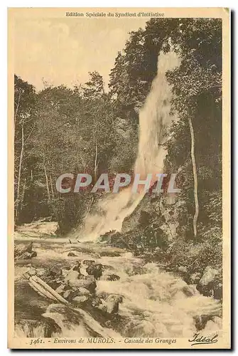 Ansichtskarte AK Environs de Murols Cascade des Granges