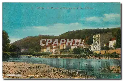 Ansichtskarte AK Epinal La Moselle et Maisons de la Rue d'Alsace