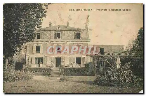 Cartes postales Champrosay Propriete d'Alphonse Daudet