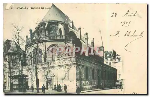 Cartes postales Paris Eglise St Leu