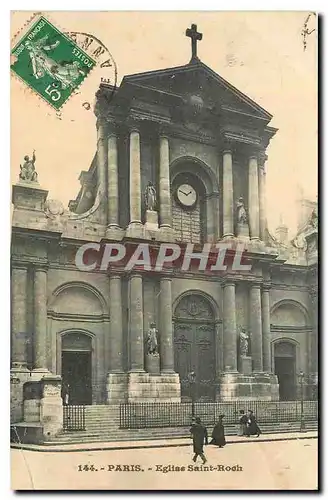 Cartes postales Paris Eglise Saint Roch