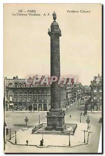 Cartes postales Paris la Colonne Vendome