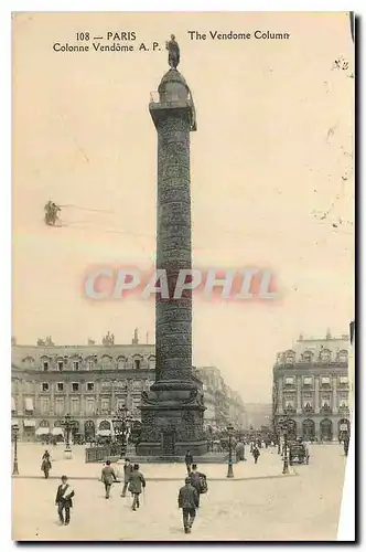 Cartes postales Paris Colonne Vendome