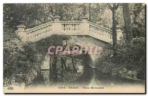 Cartes postales Paris Parc Monceau