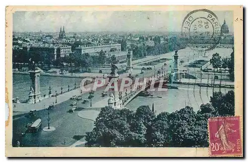 Ansichtskarte AK Les Jolis Coins de Paris le Pont Alexandre III et l'esplanade des Invalides