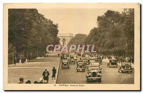 Cartes postales Paris Avenue Foch