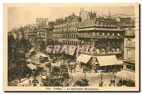 Cartes postales Paris le Boulevard Montmartre