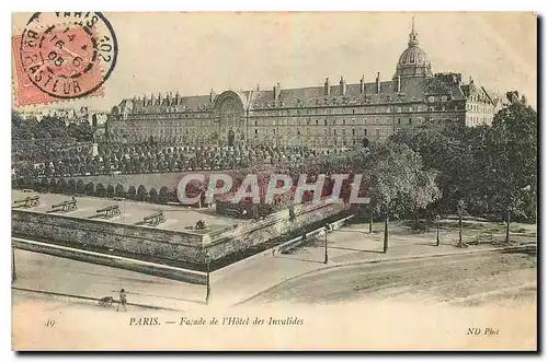 Ansichtskarte AK Paris Facade de l'Hotel de Invalides