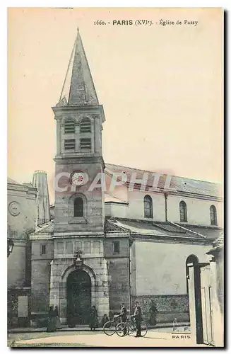 Cartes postales Paris XVI eglise de Passy