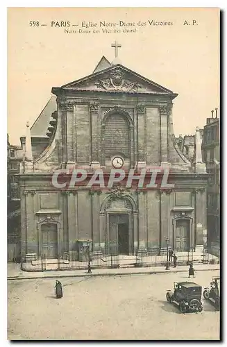 Cartes postales Paris Eglise Notre Dame des Victoires