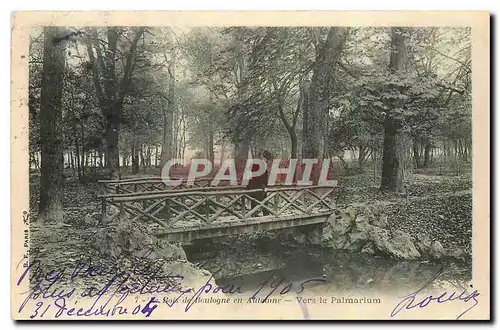 Ansichtskarte AK Paris le Bois de Boulogne en Automne Vers le Palmarium