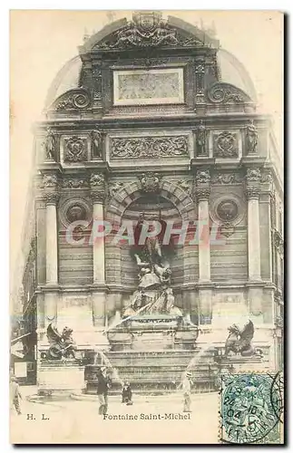 Cartes postales Fontaine Saint Michel