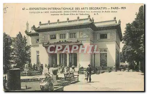Ansichtskarte AK Exposition Internationale des Arts Decoratifs Paris 1925 Pavillon de l'Asie Francaise Indo Chine