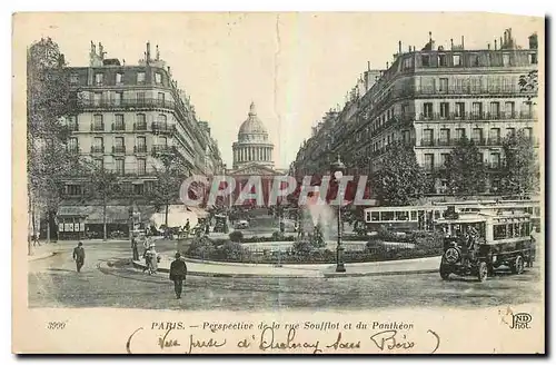 Ansichtskarte AK Paris Perspective de la Rue Soufflot et du Pantheon