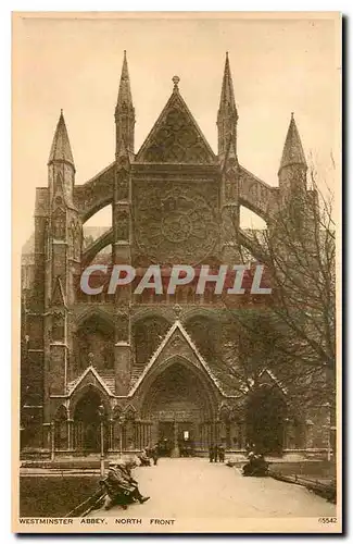 Cartes postales Westminster Abbey North Front