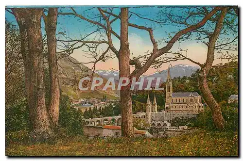 Cartes postales Lourdes La basilique