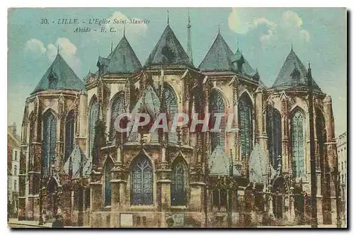 Cartes postales Lille l'eglise Saint Maurice abside